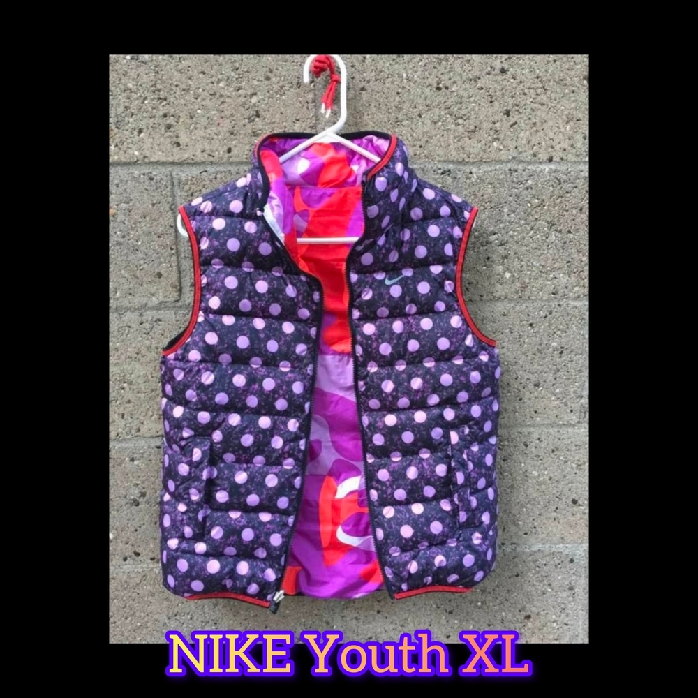 Nike Purple Polka Dot Kids Vest